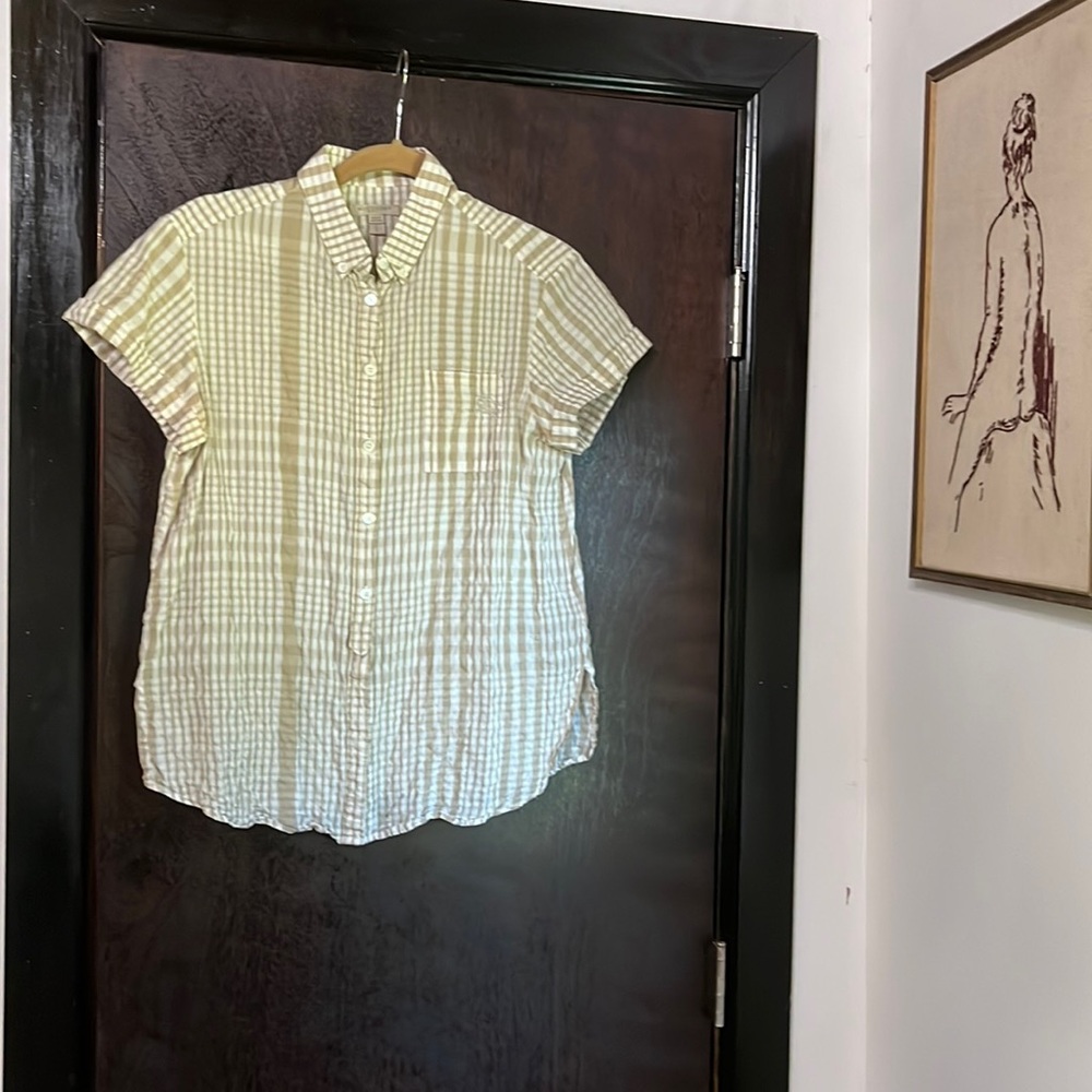 Burberry Brit , button down - short sleeve